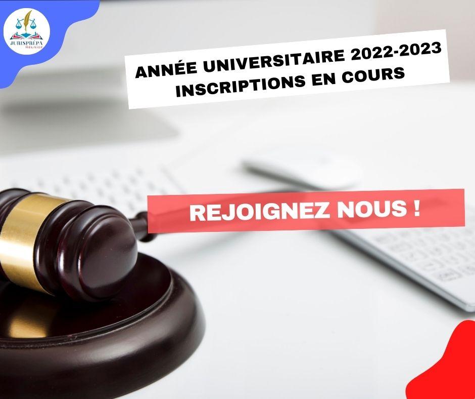 Inscriptions 2022-2023